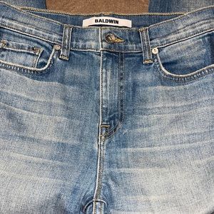Baldwin jeans worn once